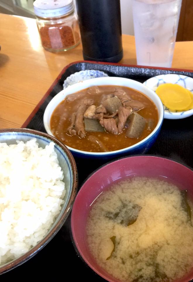 永井食堂 さんのもつ煮定食 源泉湯の宿 松乃井 オフィシャル スタッフブログ